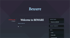 Desktop Screenshot of beware.com